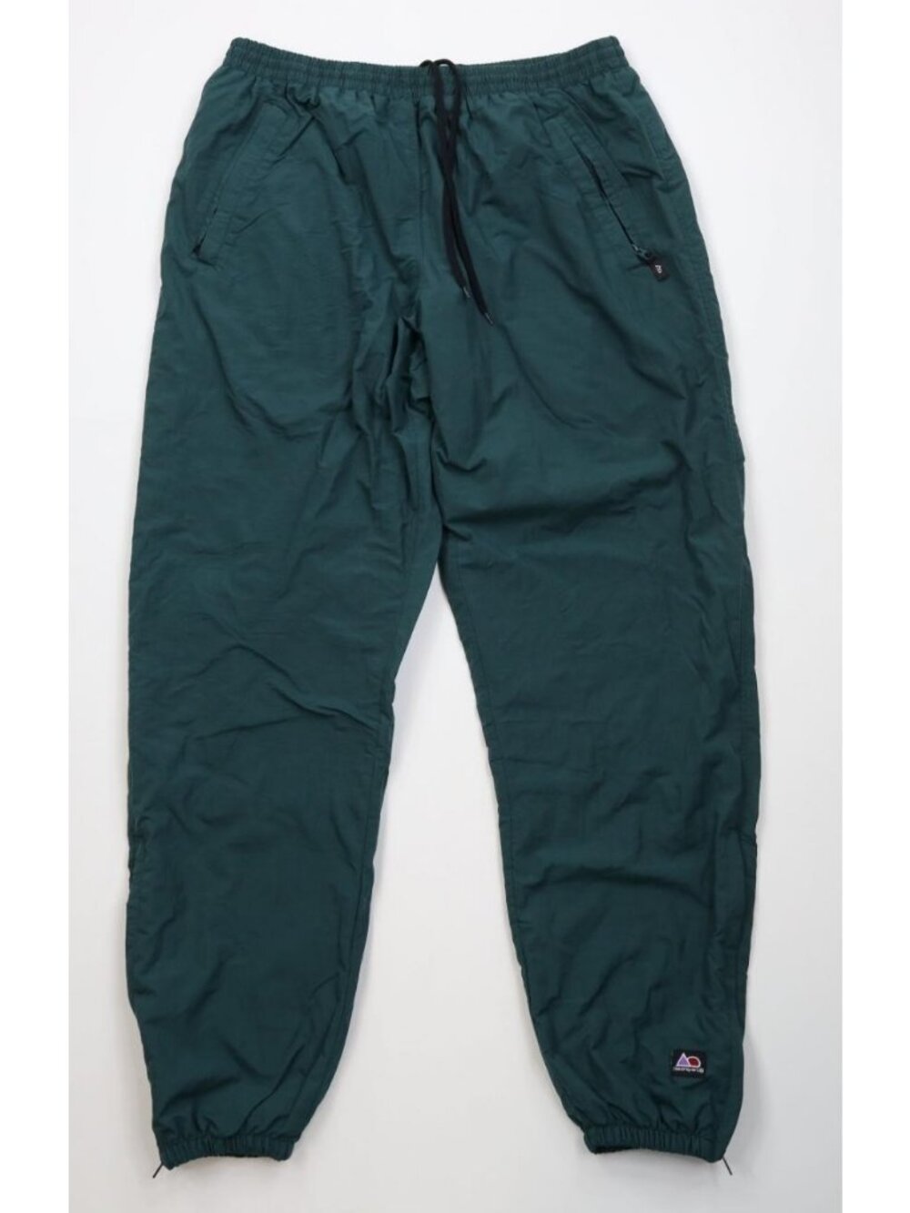 Vintage 90s Streetwear Mens Size XL Lined Windbreaker Joggers Pants Green Nylon